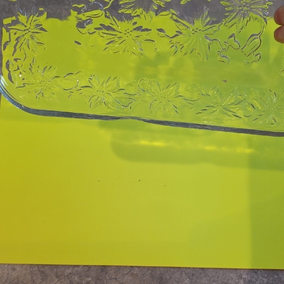 (J30) Princess House Handled Sandwich Tray 12" - Picture 6 of 7